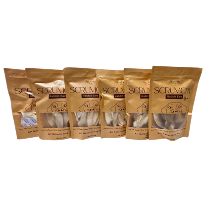 Scrumchy Freeze-Dried Rabbit Ears 30g