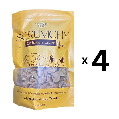 Scrumchy Freeze-Dried Chicken Liver 150g