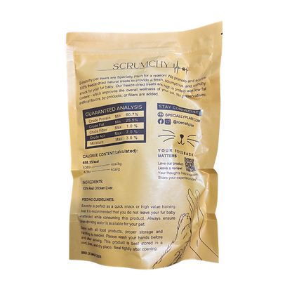 Scrumchy Freeze-Dried Chicken Liver 150g