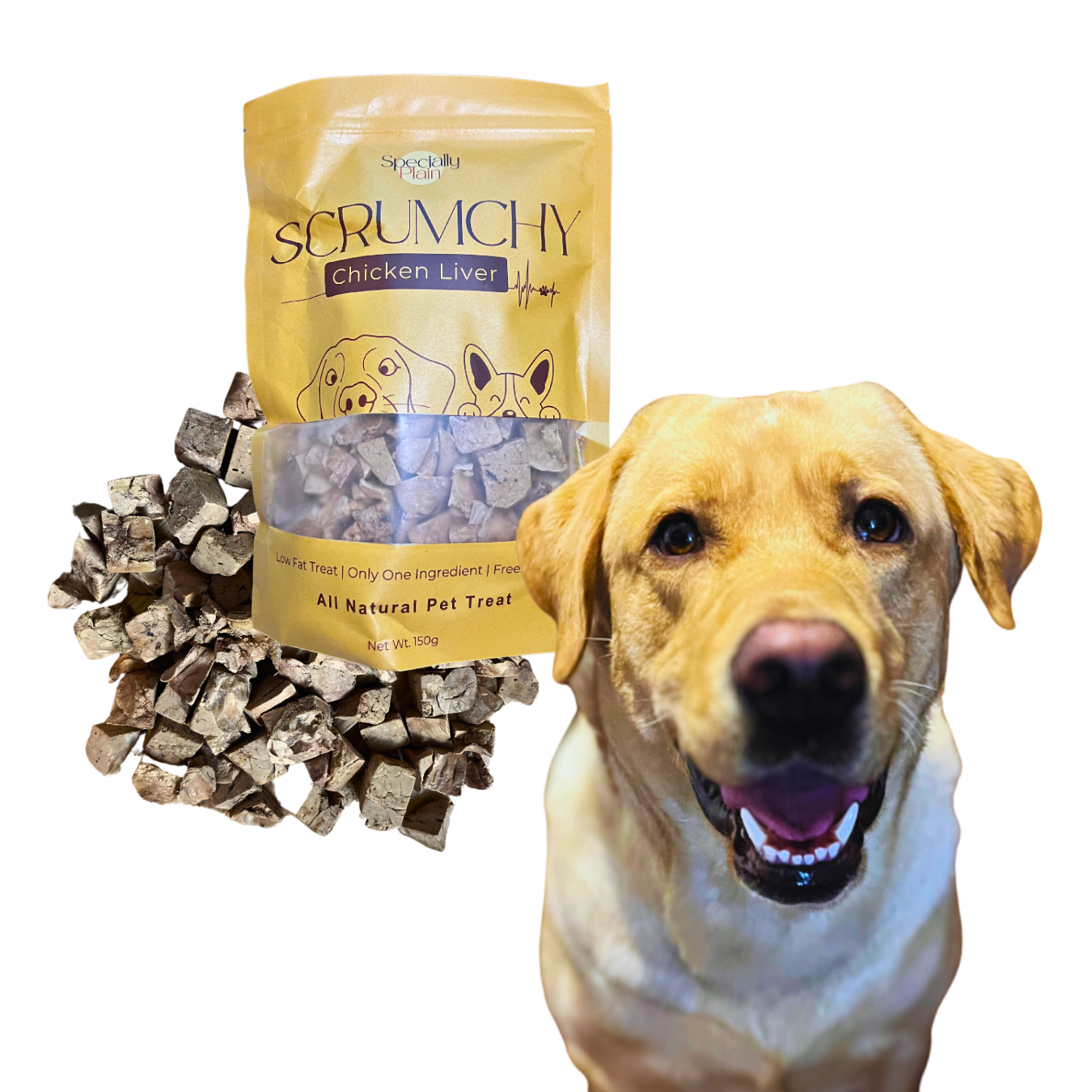 Scrumchy Freeze-Dried Chicken Liver 150g